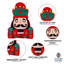 Red Novelty Throw Cushion