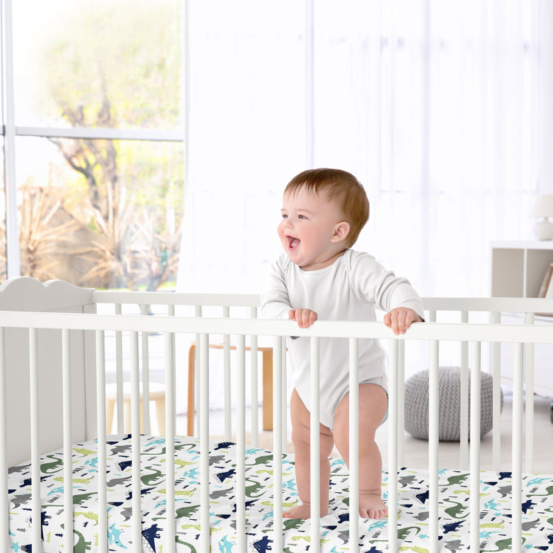 Drap-housse pour lit de bébé Mod Dino