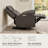 Zero Wall Vegan Leather Power Recliner-121869603