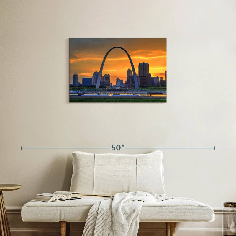 Lynelle Gateway Arch Sunset Scene