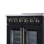 Cuisinière électrique 30 po Galiano, noir, 4 éléments, 4,32 pi³ avec friteuse à air-133106908