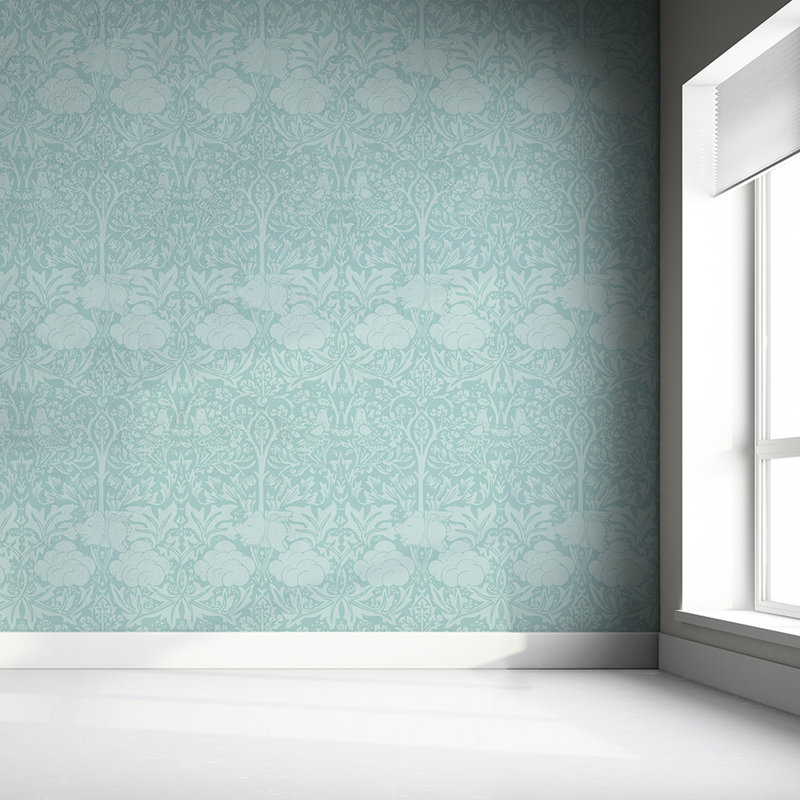Shelley 10m x 52cm Matte Paste the Wall Wallpaper Roll, Minty Egg Blue