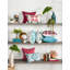 Monica Embroidered Cotton Throw Pillow