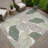 Machine Washable Indoor/Outdoor Bourkelands ACN2348 Botanical Rug-1749519462