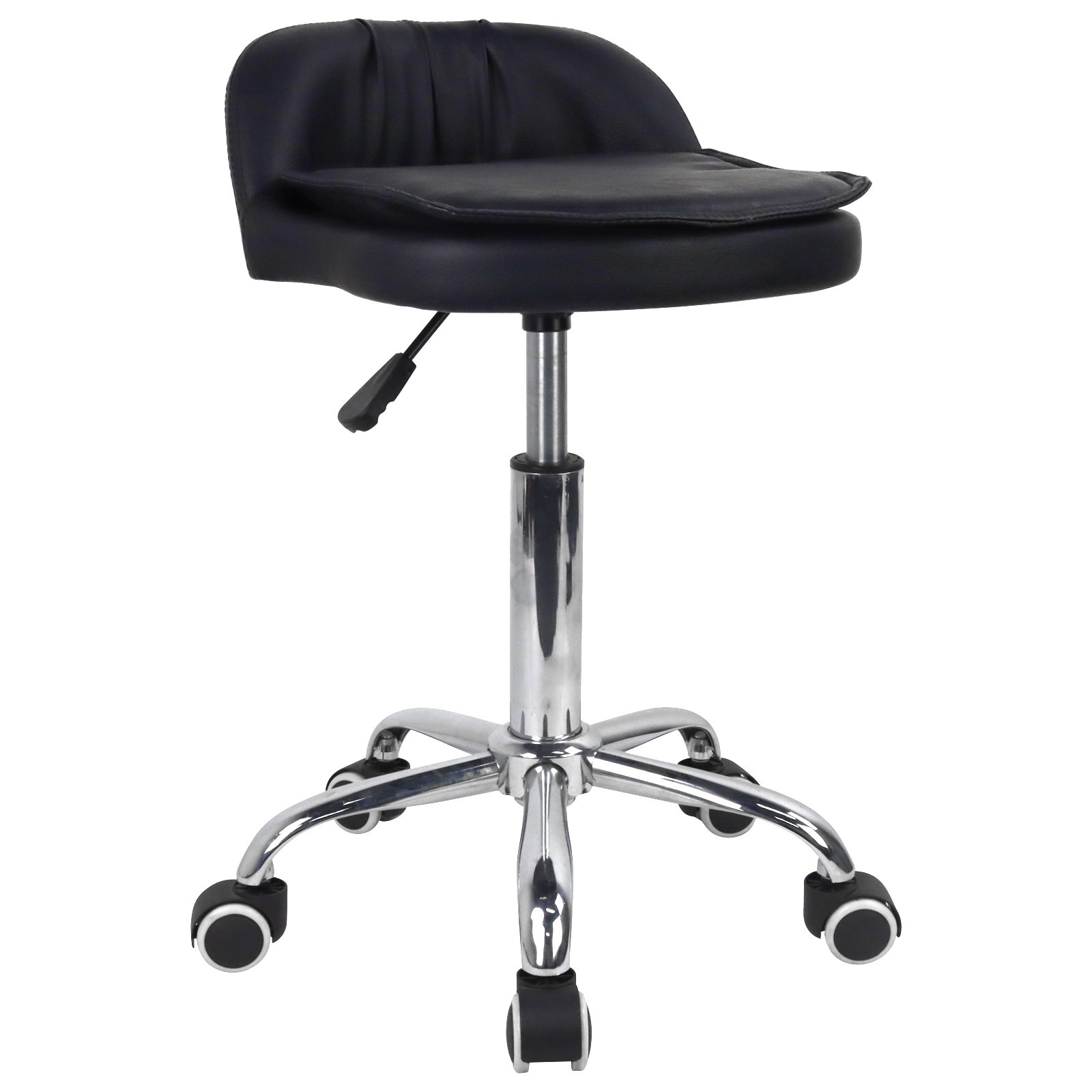 Inbox Zero Backed Adjustable Height Ergonomic Lab Stool with Footring  Wheels & Reviews