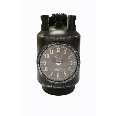 Horloge de table de réservoir propane