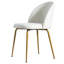 Ensemble de chaises de salle à manger rembourrées gris clair Modern-944670189