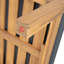 Chaise longue d'extérieur en bois