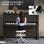 Banc de piano réglable, tabouret de piano pliant en X