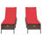  Patio Sun Lounger Brown