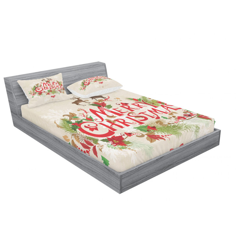 Microfiber Sheet Set, Queen Sheet Set with Fitted Sheet