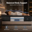Matelas très ferme de 14 po pour le mal de dos - soutien orthopédique à 7 zones-529906425-529906424