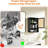 Bathroom Cabinet Wall Mount, Medicine Cabinets for Bathroom Storage Bamboo over Toilet Hanging Cabinet with Rattan Doors and Adjustable Shelf, Wall Cabinet Storage for Kitchen, Laundry-1151901370