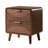 19.3" W Fluted Nightstand with 2 Drawers