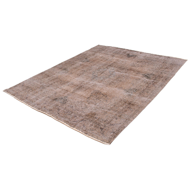 One-of-a-Kind 9'5" X 12'1" New Age Wool Area Rug in Taupe