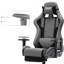 Fabric Gaming Chair with Footrest