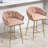 Celie 26" Velvet Upholstered Bar Stools-1461799063