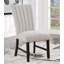 Magnifique table de salle à manger en marbre véritable 6X Chaises d'appoint Boucle