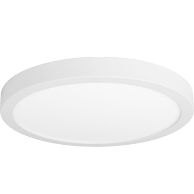 Plafonnier encastré circulaire simple 11 po à 1 lumière Ingleside
