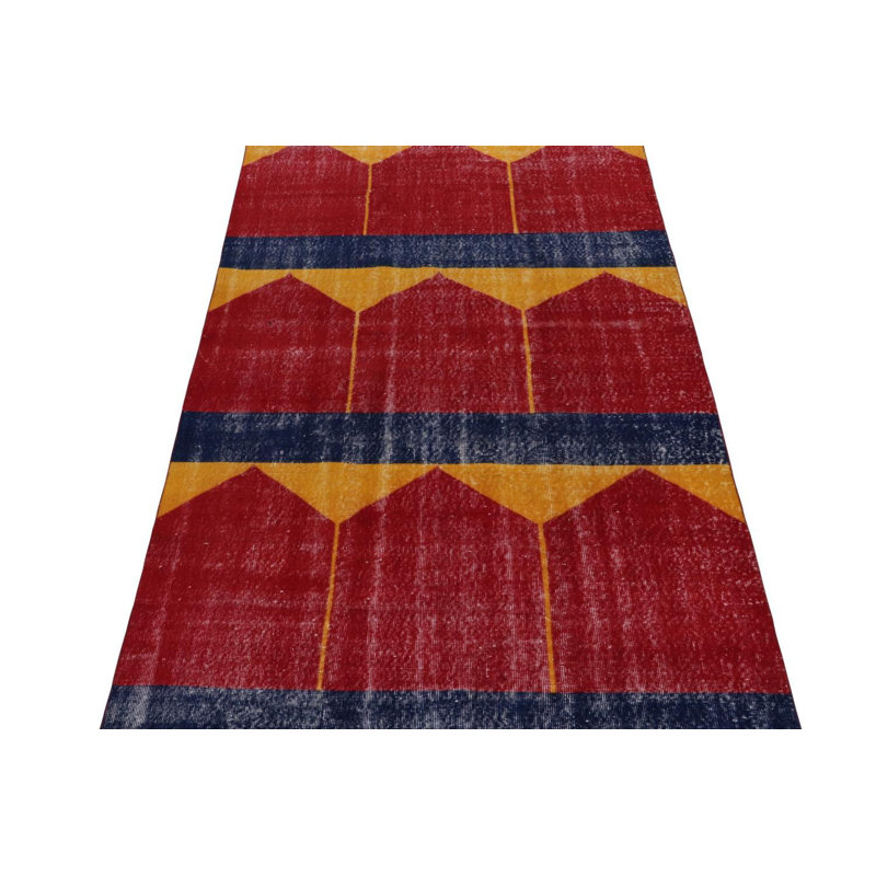 Hand Knotted Wool Area Rug