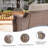 Patio Rattan Swivel Glider Chair & Side Table Set With Water-Resistant Olefin Cushions-161500906