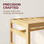 Wooden Clothes Rack | Portable Open Wardrobe with Shoe Storage