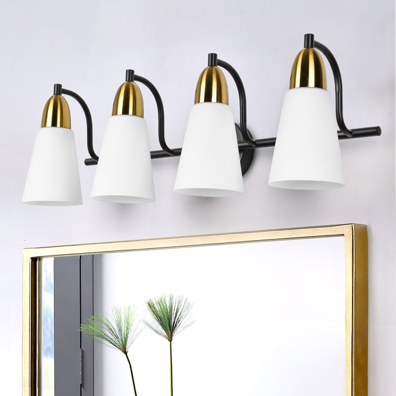 Dimmable Vanity Light, Bulbs not Included, 4