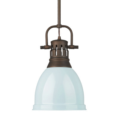 Petit luminaire suspendu avec tige Aljona