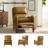 Neliyah 28.75" Wide Genuine Leather Recliner-105914584