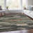 Premium Machine Washable Prisco Charcoal Rug-1029472188
