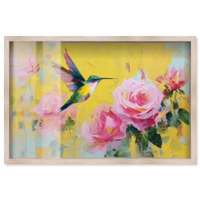 "Song of Summer II", reproduction murale à motif floral par Art Remedy, cadre blond, 37 x 25
