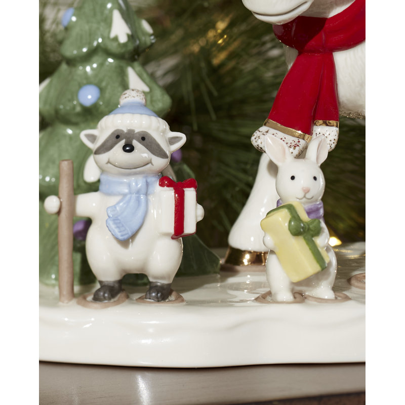 Figurine Marcel l'élan qui livre des cadeaux