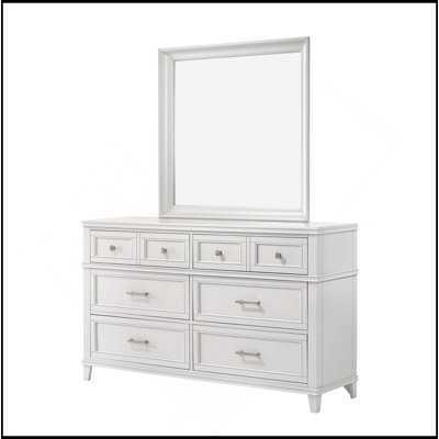 White 6 Drawer Dresser