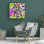 Wrapped Canvas Wall Art - Noemi Ibarz 'Ilustración sin título' Wall Art for Living Room, Bedroom, or Office Décor  - 35x35