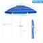 Parasol de plage 79 po-72273808