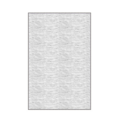 Tapis de couloir élégant 2,6 x 9,8 pi - 100% polyester, poils de 0,04 po | Pois antibactérien et antidérapant en feutre de PVC | Lavable à la machine, impression numérique 3D | Parfait pour les vestibules et les espaces de vie