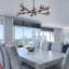 Spoffo 15-Light Modern Contemporary Glass Bubble Chandelier Sputnik Kitchen Island Pendant Lamp With Glass Shade-1178785242