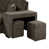 Velours Knox gris anthracite est en rupture de stock
