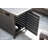 57" Outdoor Gas Propane Fire Pits Table, Aluminum, 50000BTU Firepit Fireplace Dinning Table With Lid, Fire Glass, Retangular, ETL Certification, For Garden Backyard Deck Patio-Mocha-1927773769