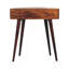 Console Odyssey en bois massif, 1 tiroir, châtaignier, brun foncé-2087228835