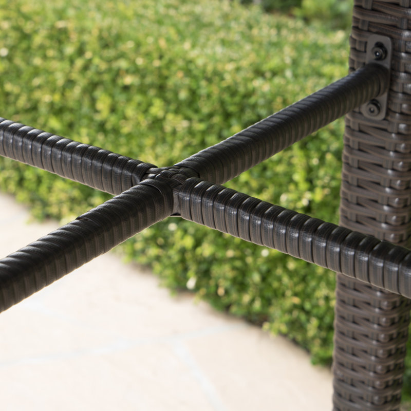 Hartwick Round Wicker/Rattan Outdoor Bar Table