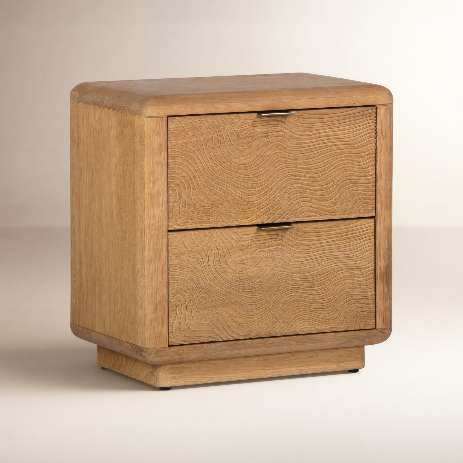 Zelie Oak Nightstand
