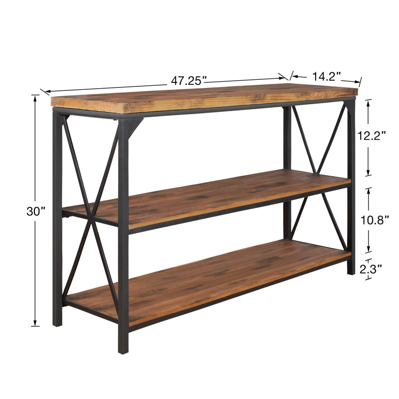 Bibliothèque multifonctionnelle 47,25 "à 3 niveaux