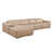Beige Genuine Leather