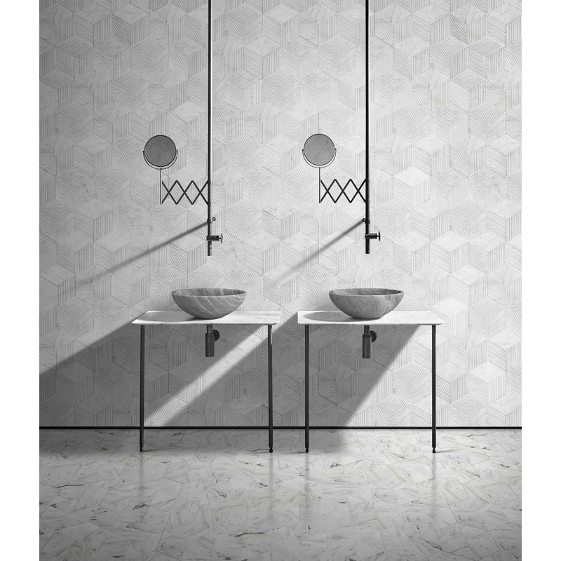 Lavabo vasque de salle de bain en marbre naturel
