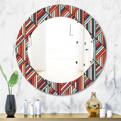 Miroir mural géométrique