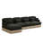 Spacious Chenille Sofas, Modern Leopard Modular Sectional For Home