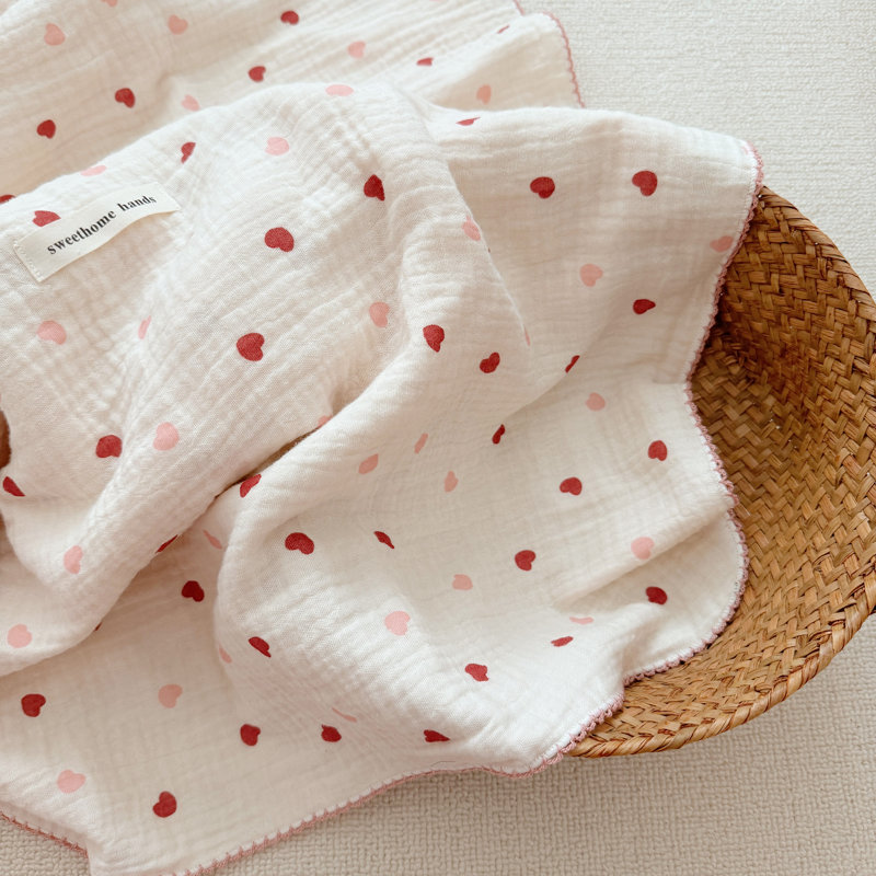 Couverture mignonne pour bébé en coton