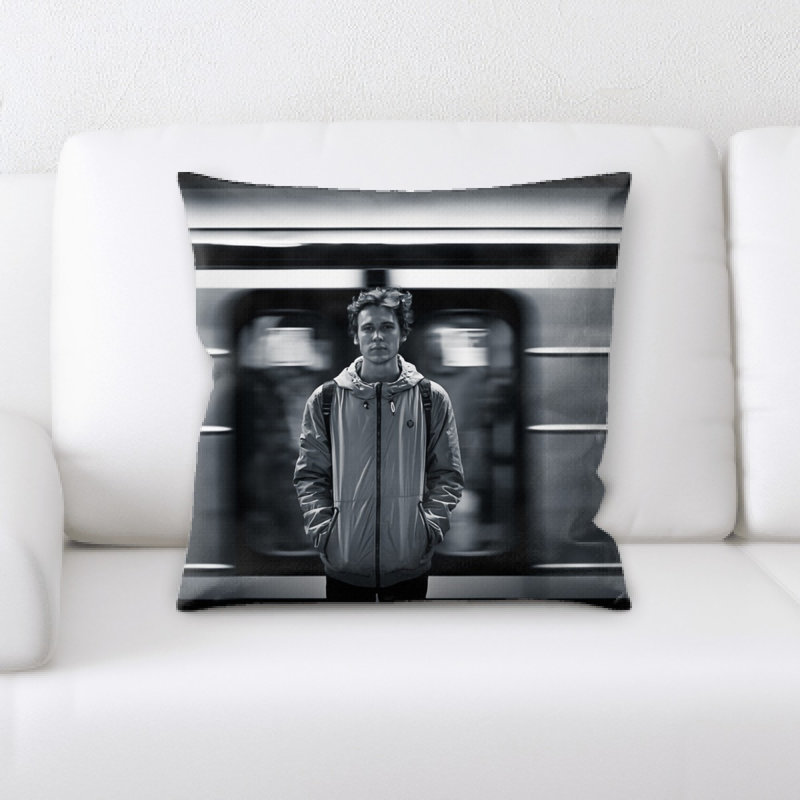 Microsuede Throw Pillow