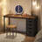 47 inches Vanity Desk with 5 Drawers-1591279121